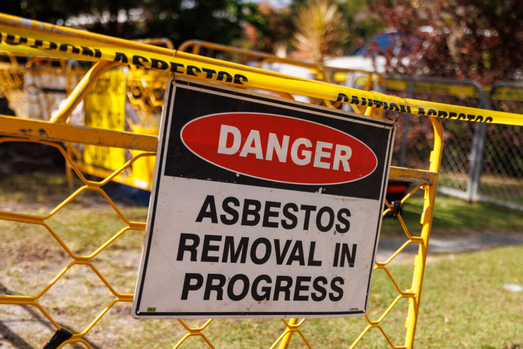 Asbestos Removal In Progress
